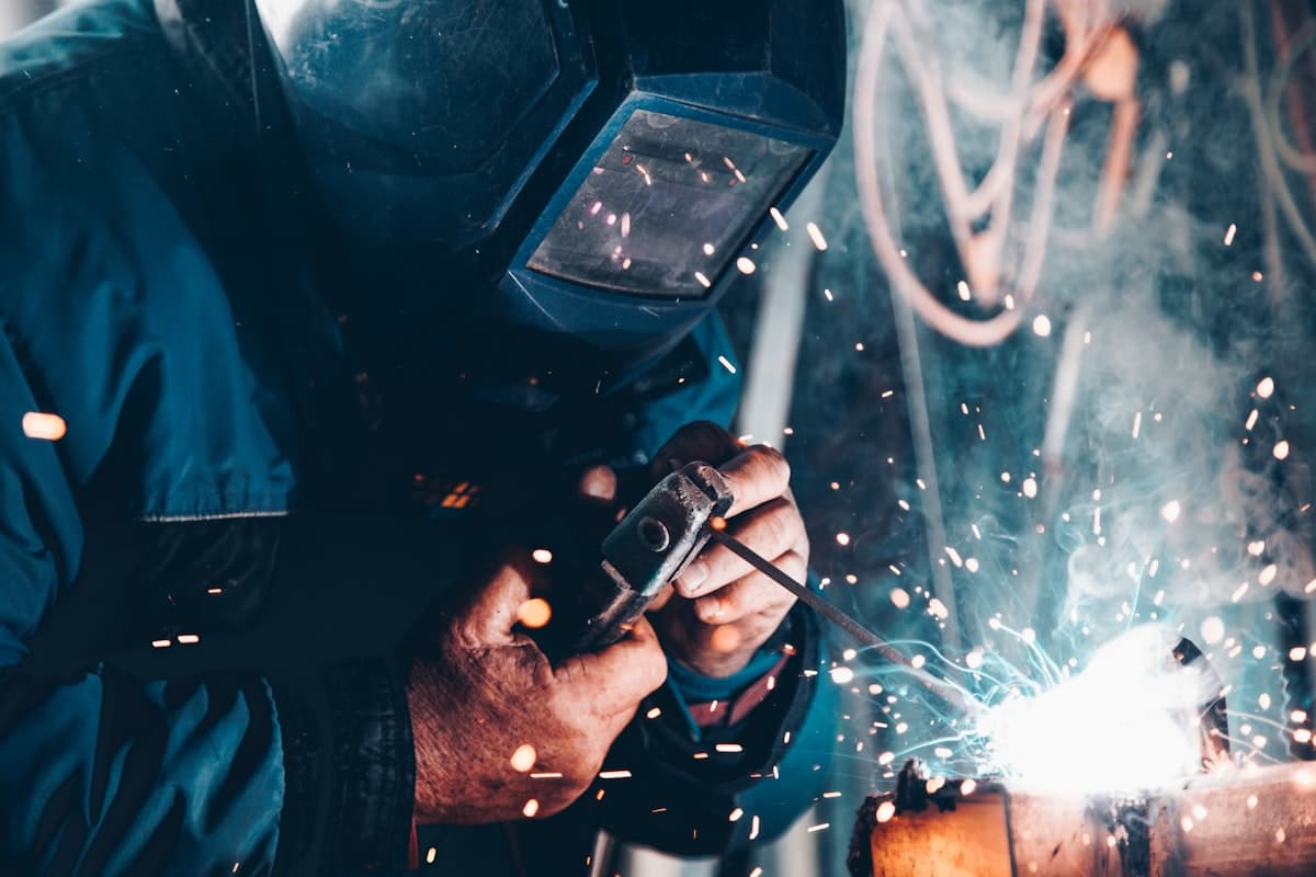 Industrial welding and fabrication work